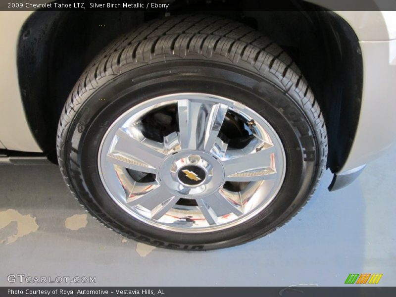 Silver Birch Metallic / Ebony 2009 Chevrolet Tahoe LTZ
