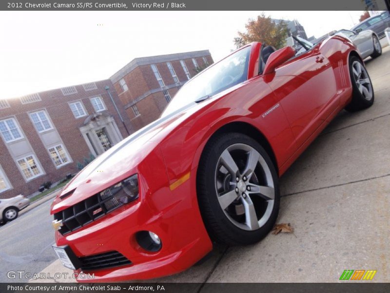Victory Red / Black 2012 Chevrolet Camaro SS/RS Convertible