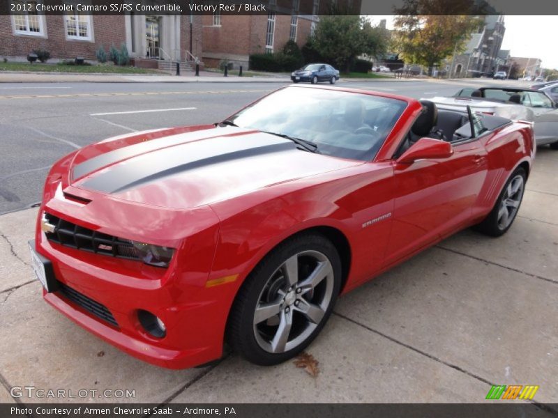 Front 3/4 View of 2012 Camaro SS/RS Convertible