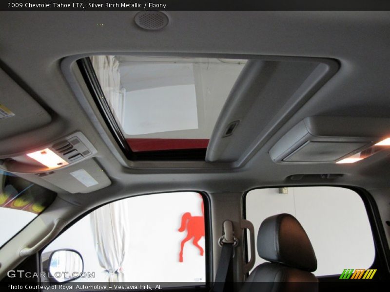 Silver Birch Metallic / Ebony 2009 Chevrolet Tahoe LTZ