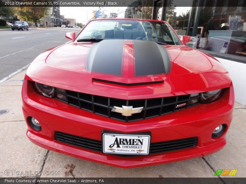 Victory Red / Black 2012 Chevrolet Camaro SS/RS Convertible