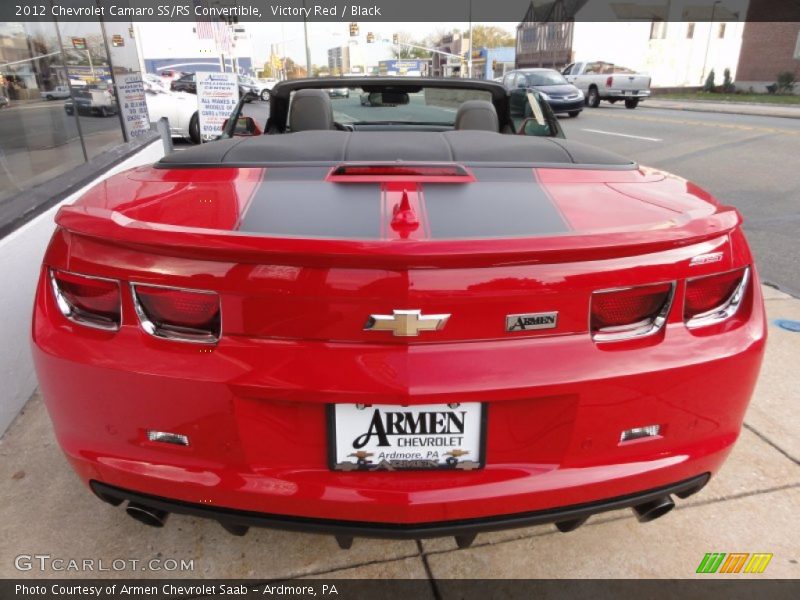 Victory Red / Black 2012 Chevrolet Camaro SS/RS Convertible