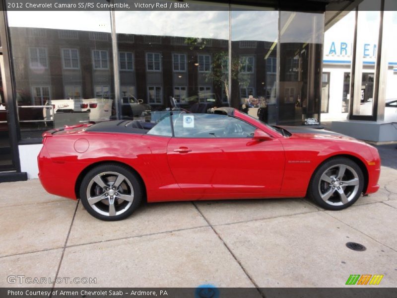 Victory Red / Black 2012 Chevrolet Camaro SS/RS Convertible