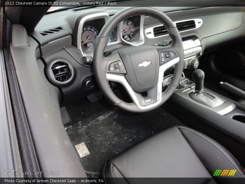 Victory Red / Black 2012 Chevrolet Camaro SS/RS Convertible