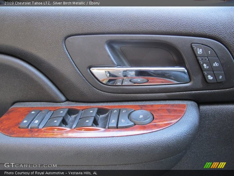 Silver Birch Metallic / Ebony 2009 Chevrolet Tahoe LTZ