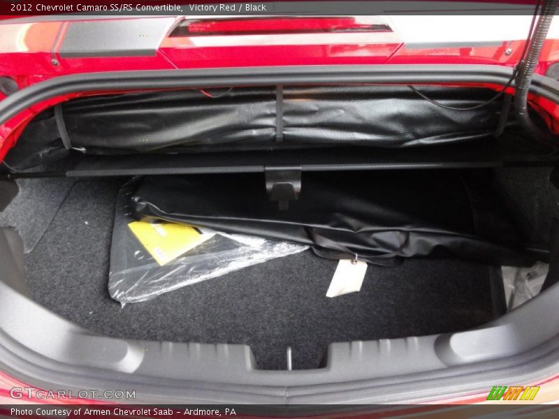  2012 Camaro SS/RS Convertible Trunk