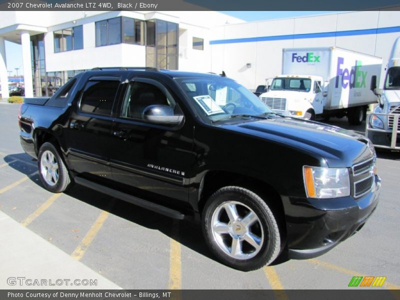 Black / Ebony 2007 Chevrolet Avalanche LTZ 4WD