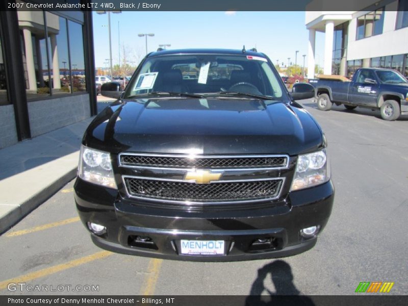 Black / Ebony 2007 Chevrolet Avalanche LTZ 4WD