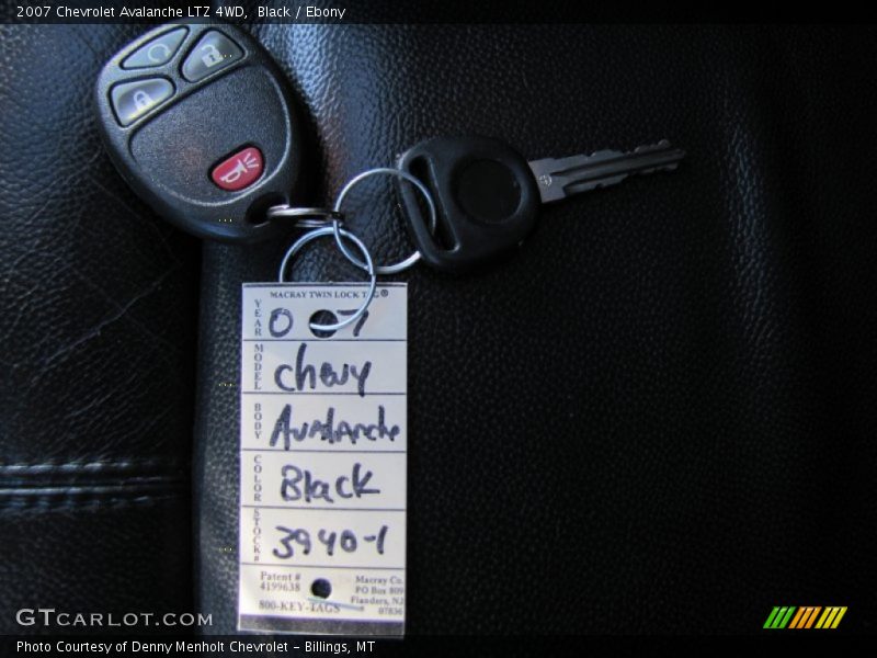 Keys of 2007 Avalanche LTZ 4WD