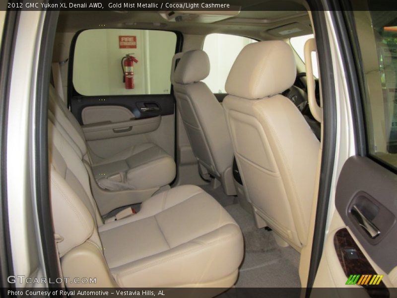 Gold Mist Metallic / Cocoa/Light Cashmere 2012 GMC Yukon XL Denali AWD