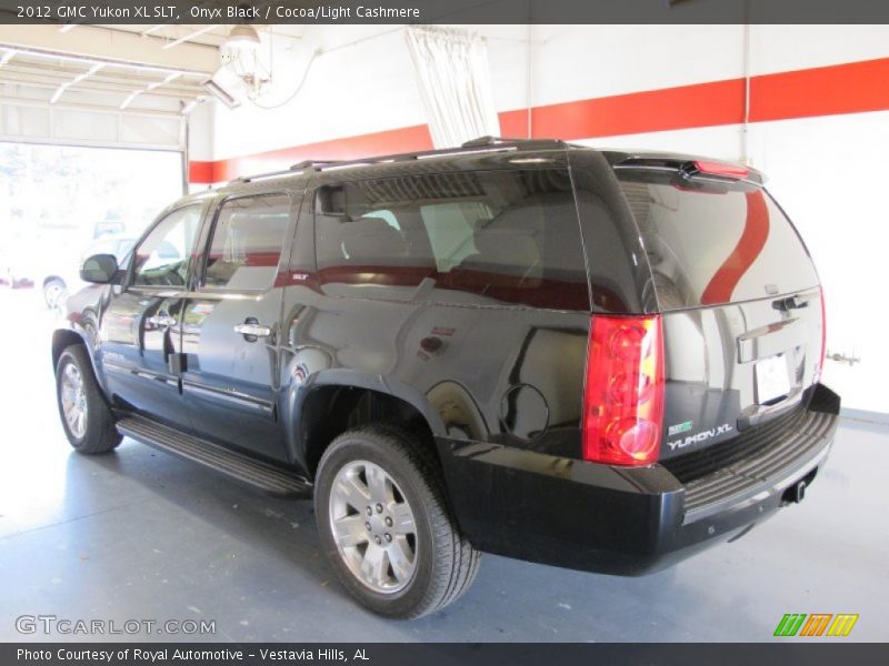 Onyx Black / Cocoa/Light Cashmere 2012 GMC Yukon XL SLT