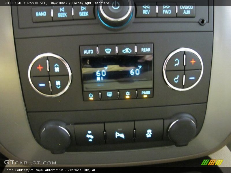 Onyx Black / Cocoa/Light Cashmere 2012 GMC Yukon XL SLT