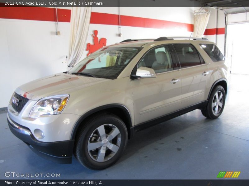 Gold Mist Metallic / Cashmere 2012 GMC Acadia SLT