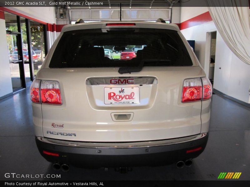 Gold Mist Metallic / Cashmere 2012 GMC Acadia SLT