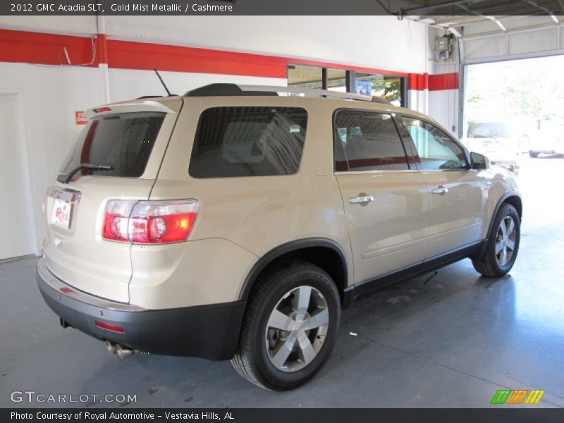 Gold Mist Metallic / Cashmere 2012 GMC Acadia SLT