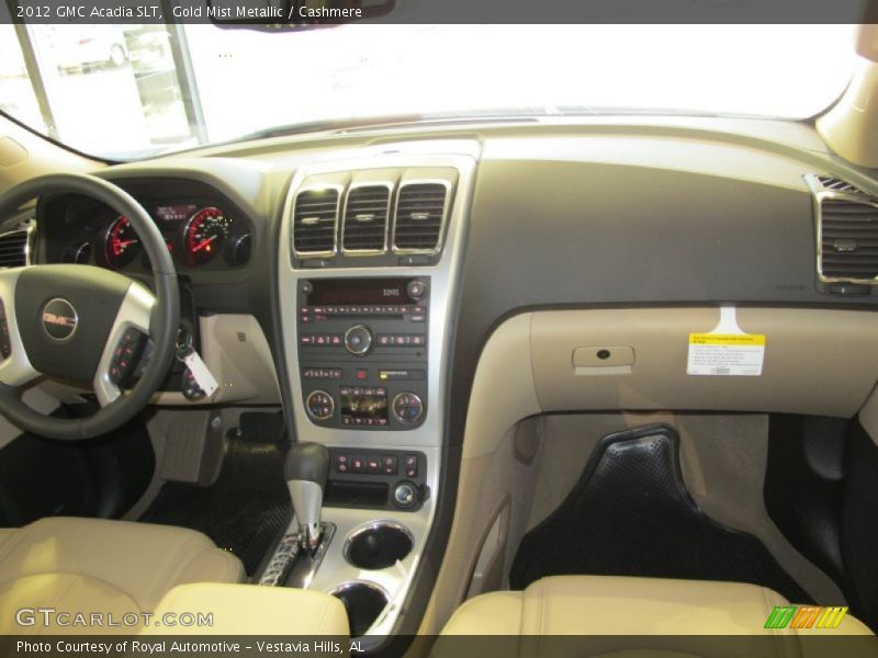 Gold Mist Metallic / Cashmere 2012 GMC Acadia SLT