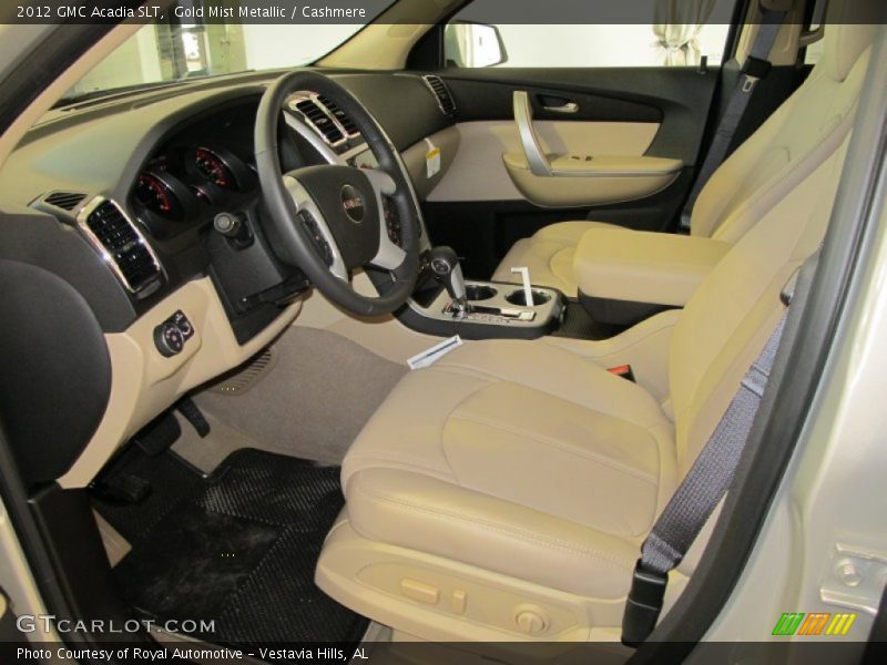 2012 Acadia SLT Cashmere Interior