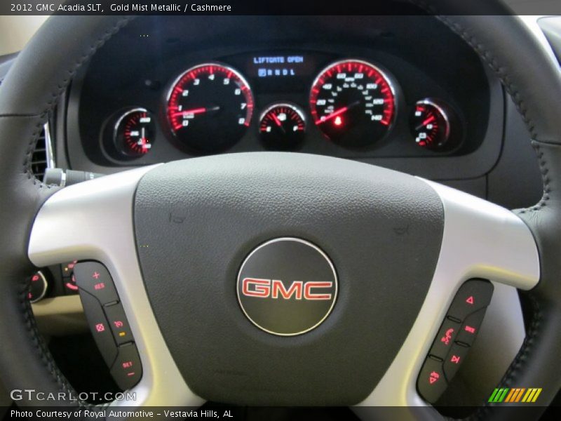 Gold Mist Metallic / Cashmere 2012 GMC Acadia SLT