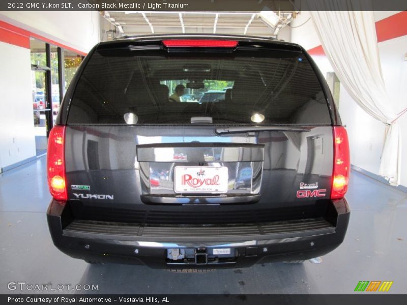 Carbon Black Metallic / Light Titanium 2012 GMC Yukon SLT