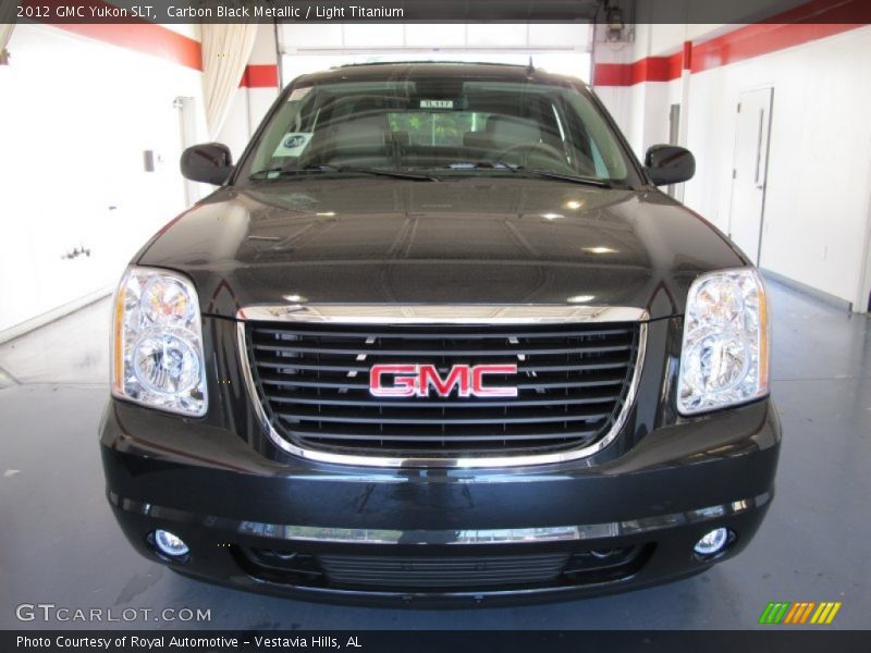 Carbon Black Metallic / Light Titanium 2012 GMC Yukon SLT