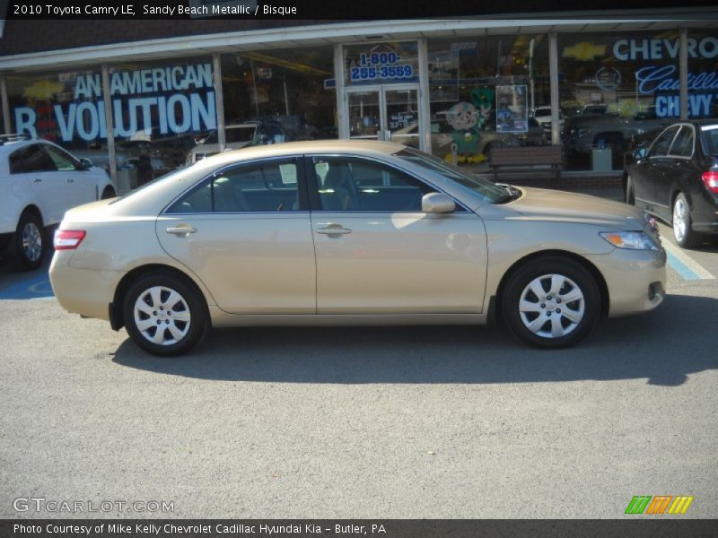 Sandy Beach Metallic / Bisque 2010 Toyota Camry LE