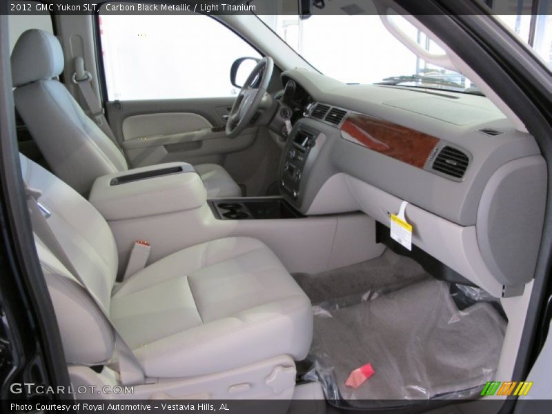 Carbon Black Metallic / Light Titanium 2012 GMC Yukon SLT