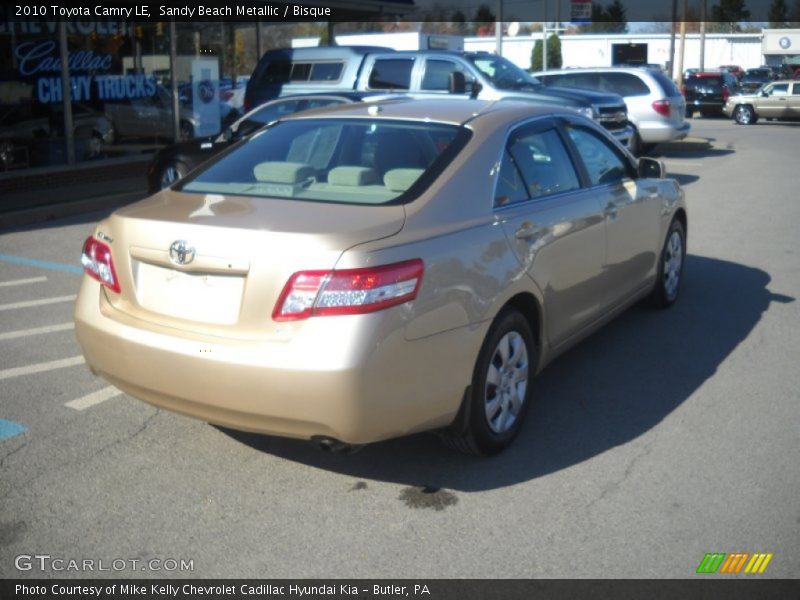 Sandy Beach Metallic / Bisque 2010 Toyota Camry LE
