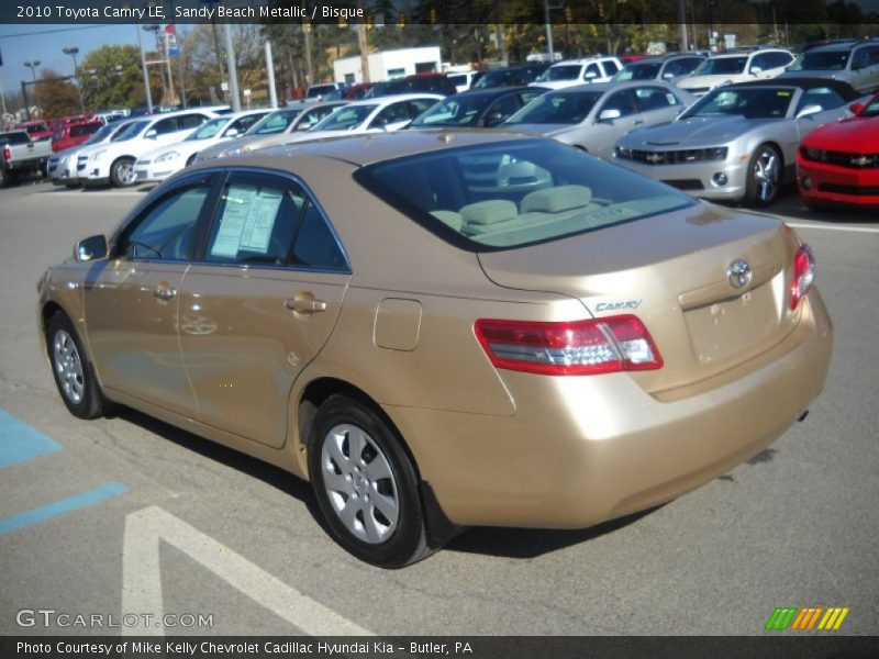 Sandy Beach Metallic / Bisque 2010 Toyota Camry LE