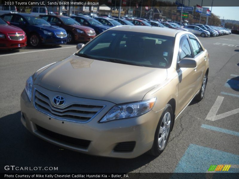 Sandy Beach Metallic / Bisque 2010 Toyota Camry LE