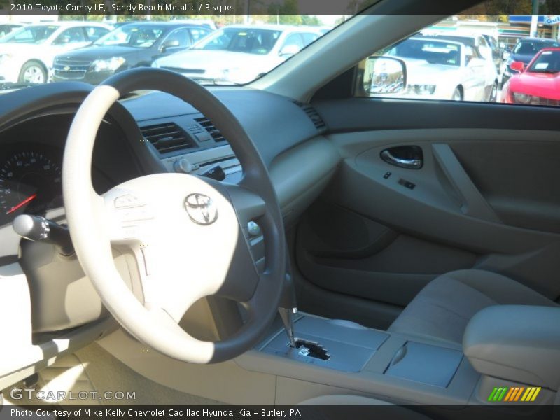 Sandy Beach Metallic / Bisque 2010 Toyota Camry LE