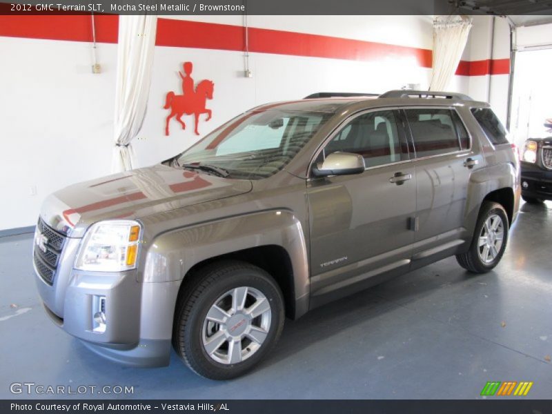 Mocha Steel Metallic / Brownstone 2012 GMC Terrain SLT