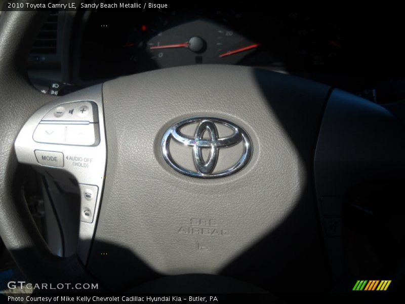 Sandy Beach Metallic / Bisque 2010 Toyota Camry LE