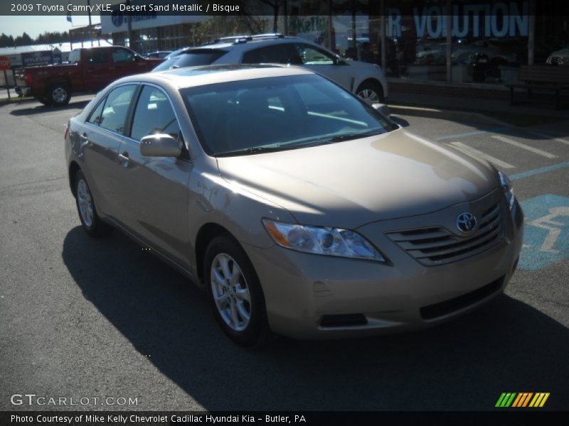 Desert Sand Metallic / Bisque 2009 Toyota Camry XLE
