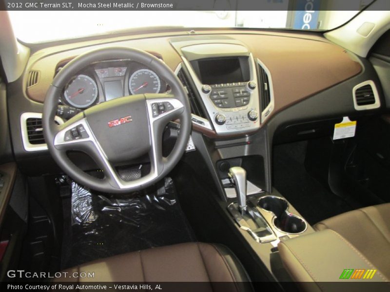 Mocha Steel Metallic / Brownstone 2012 GMC Terrain SLT
