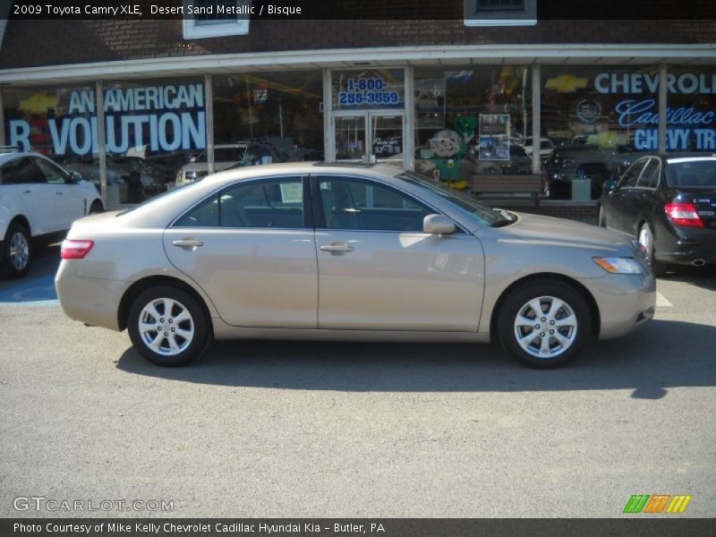 Desert Sand Metallic / Bisque 2009 Toyota Camry XLE