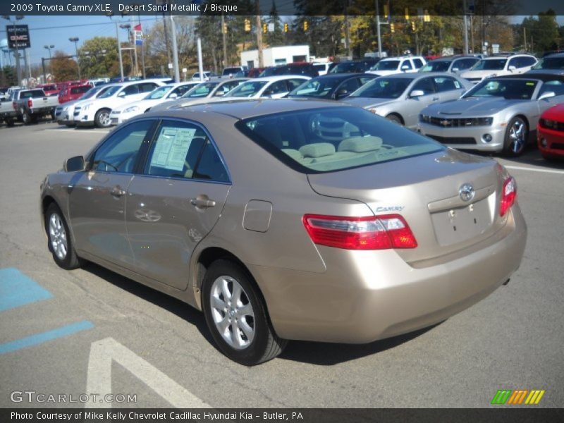 Desert Sand Metallic / Bisque 2009 Toyota Camry XLE