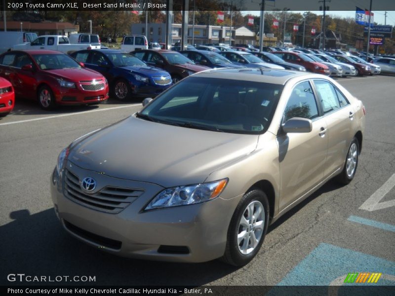 Desert Sand Metallic / Bisque 2009 Toyota Camry XLE