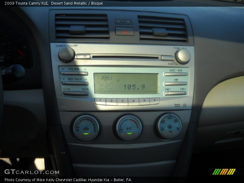 Desert Sand Metallic / Bisque 2009 Toyota Camry XLE