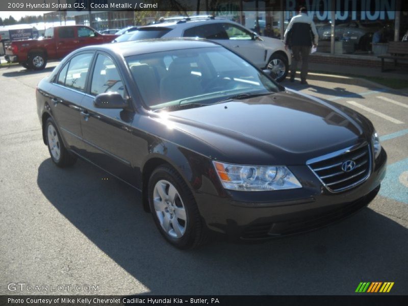 Cocoa Metallic / Camel 2009 Hyundai Sonata GLS