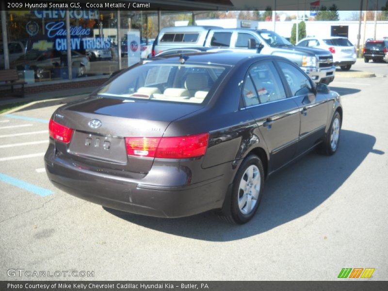 Cocoa Metallic / Camel 2009 Hyundai Sonata GLS