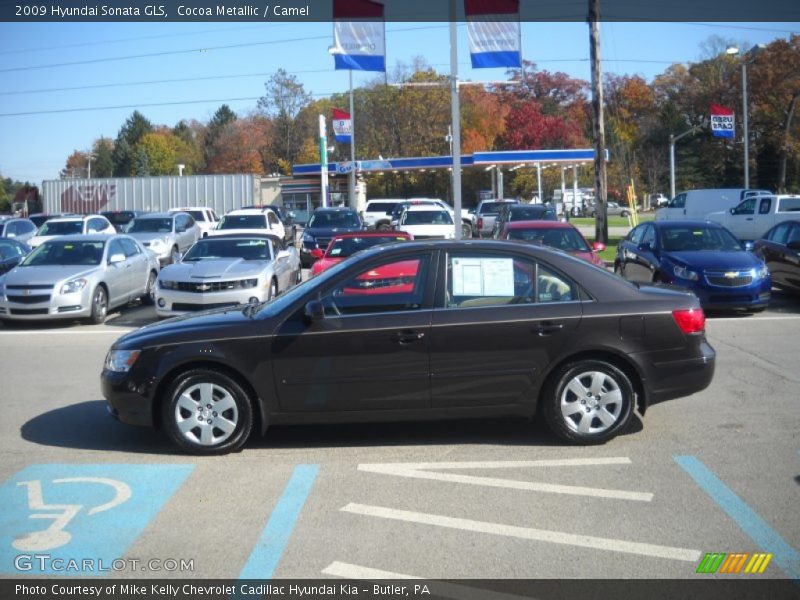 Cocoa Metallic / Camel 2009 Hyundai Sonata GLS