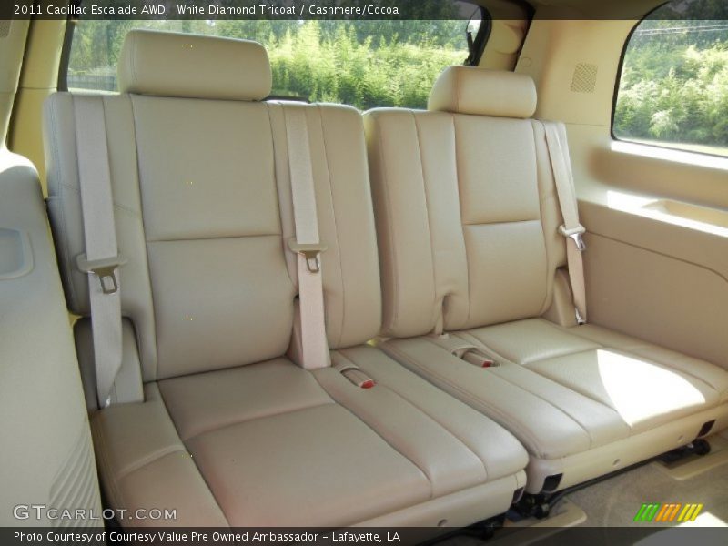 White Diamond Tricoat / Cashmere/Cocoa 2011 Cadillac Escalade AWD
