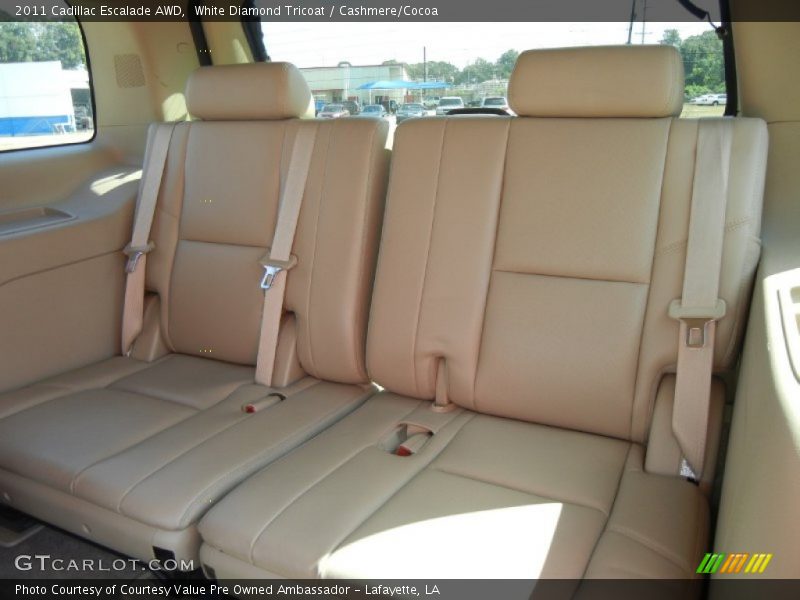 White Diamond Tricoat / Cashmere/Cocoa 2011 Cadillac Escalade AWD
