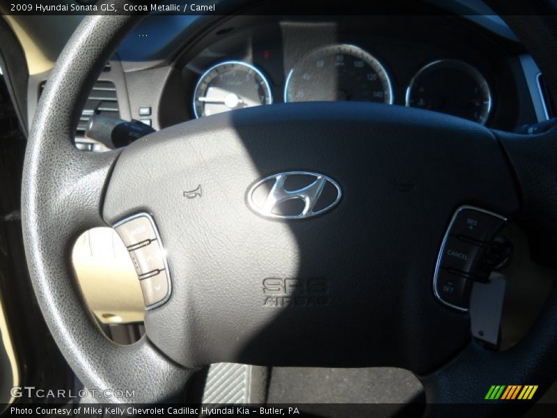 Cocoa Metallic / Camel 2009 Hyundai Sonata GLS