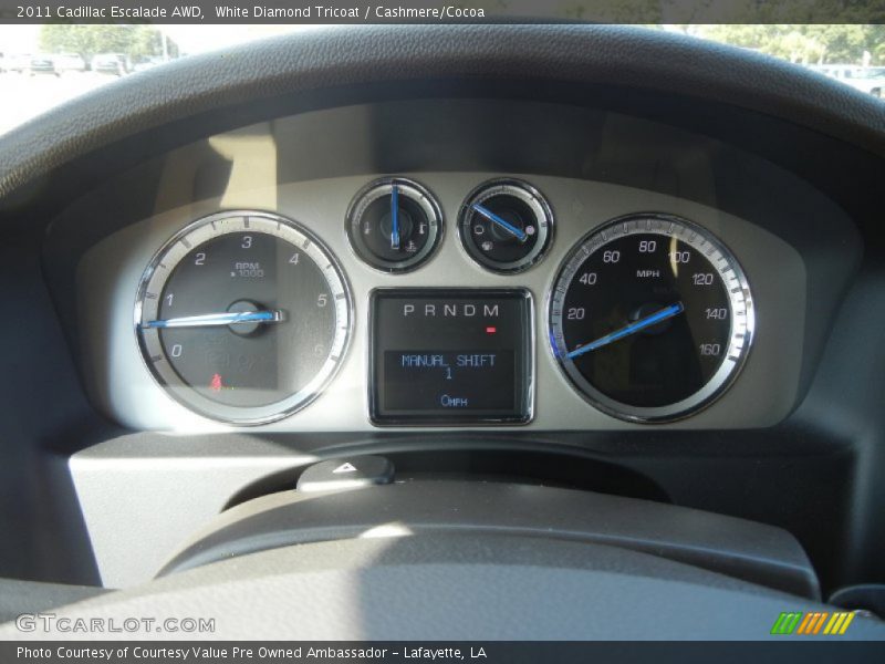  2011 Escalade AWD AWD Gauges