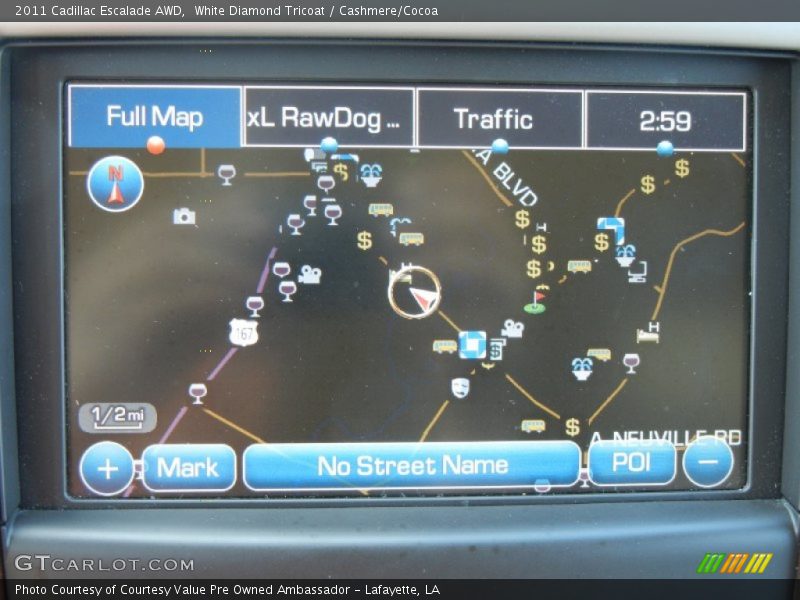 Navigation of 2011 Escalade AWD