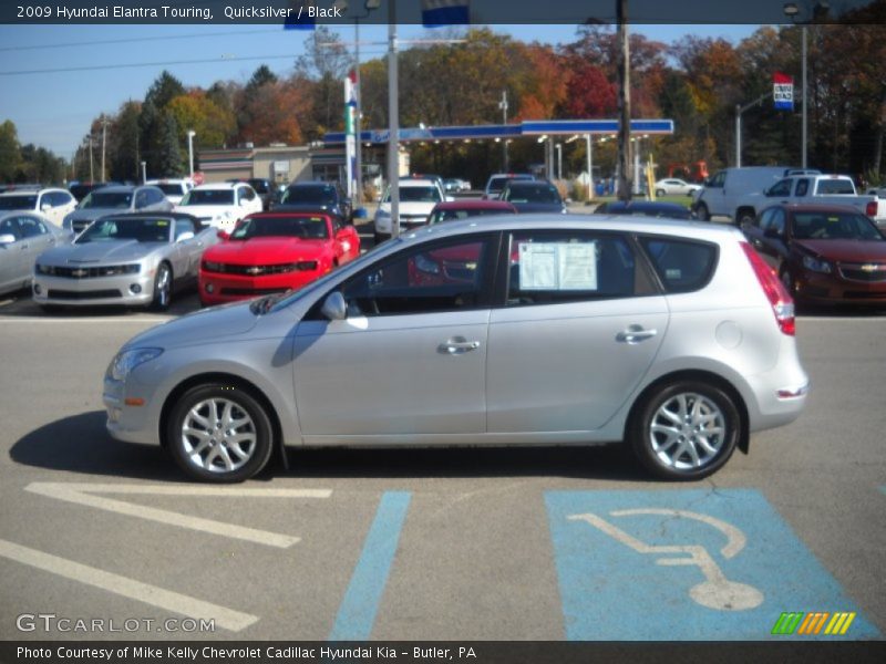 Quicksilver / Black 2009 Hyundai Elantra Touring