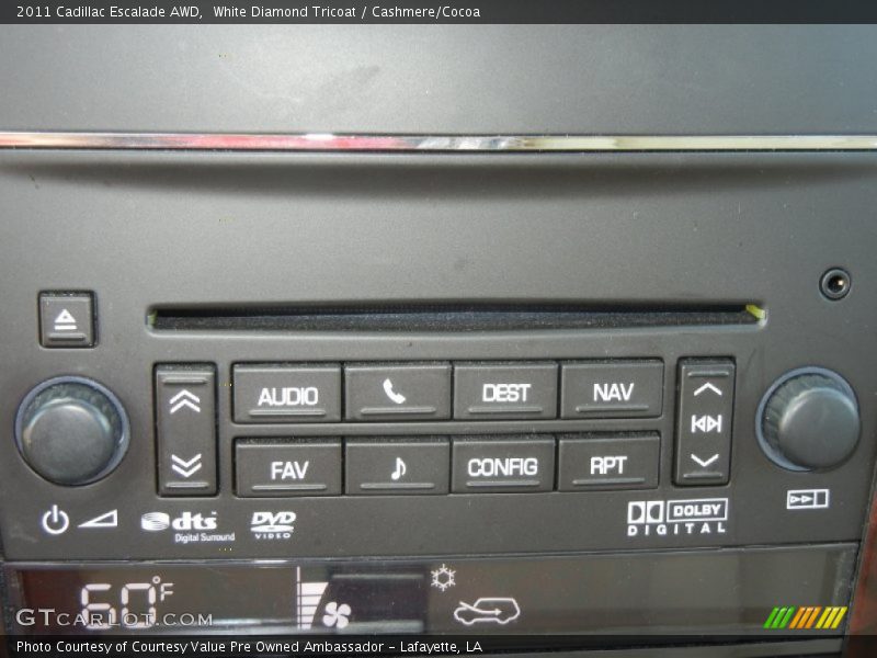 Controls of 2011 Escalade AWD