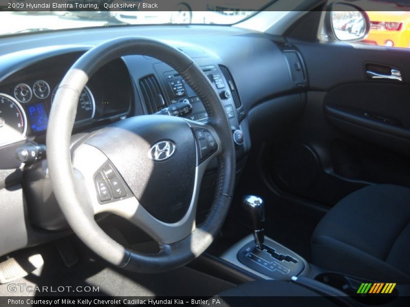Quicksilver / Black 2009 Hyundai Elantra Touring