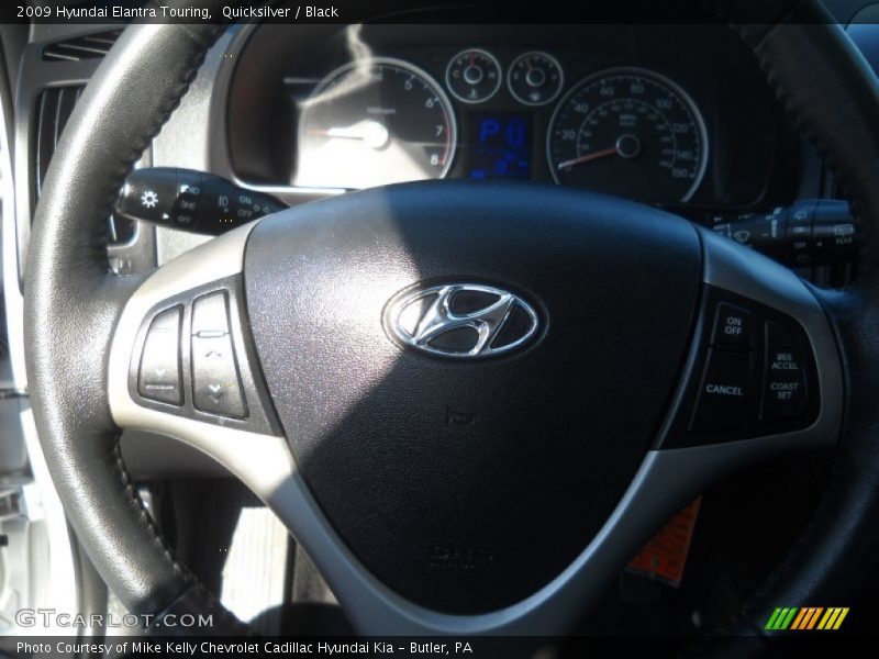 Quicksilver / Black 2009 Hyundai Elantra Touring